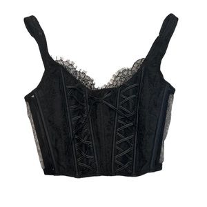 Victoria’s Secret Black Lace Corset